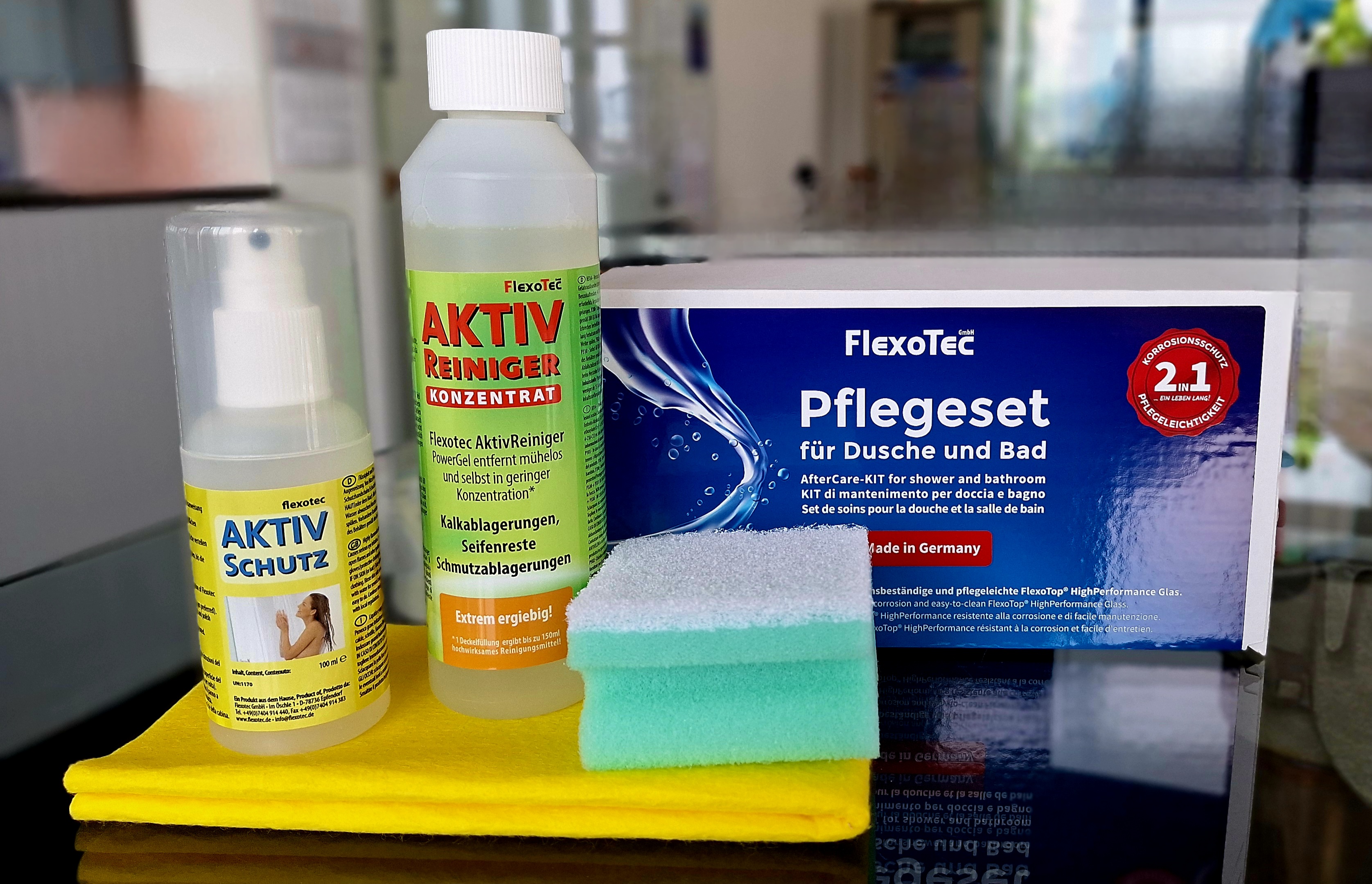 Flexotop Pflegeset für Dusche und Bad